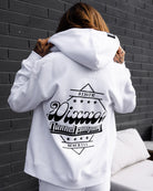 Women's Black Stardust Zip Up Hoodie - White - Dixxon Flannel Co.