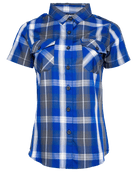 Women's Blue Line Bamboo Short Sleeve - Dixxon Flannel Co.