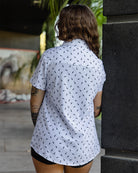 Women's Bolt Party Shirt - Black & White - Dixxon Flannel Co.
