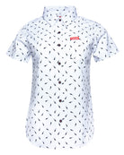 Women's Bolt Party Shirt - Black & White - Dixxon Flannel Co.