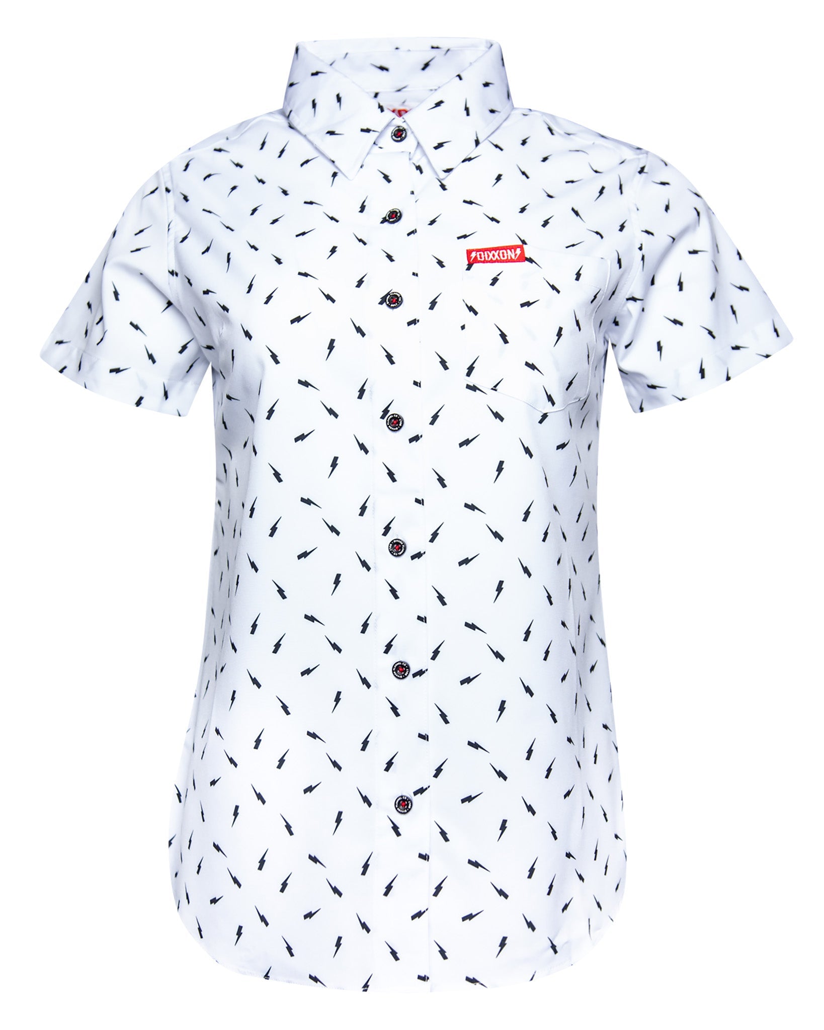 Women's Bolt Party Shirt - Black & White - Dixxon Flannel Co.