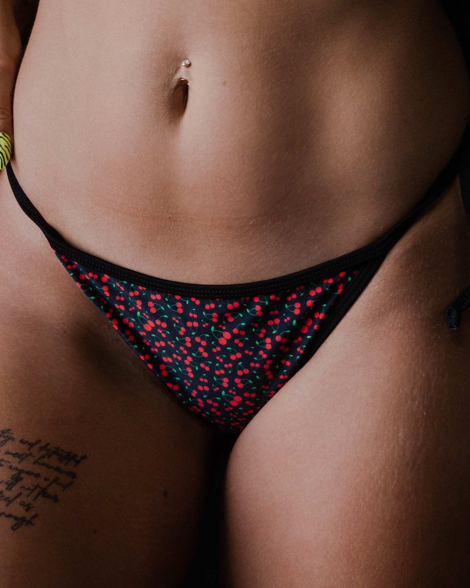Women's Cherries String Bikini Bottom - Dixxon Flannel Co.
