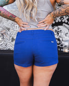 Women's Chino Shorts - Blue - Dixxon Flannel Co.