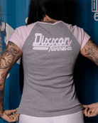 Women's Circuit Raglan Tee - Gray & Pink - Dixxon Flannel Co.