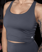 Women's Classic Crop Top - Charcoal Gray - Dixxon Flannel Co.