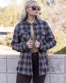 Women's Copperline Sherpa Lined Flannel Jacket - Dixxon Flannel Co.