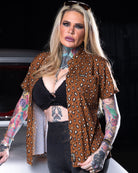 Women's Cougar Hunter Party Shirt - Brown - Dixxon Flannel Co.