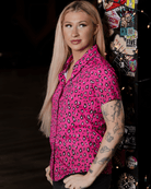 Women's Cougar Hunter Party Shirt - Pink - Dixxon Flannel Co.