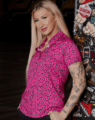 Women's Cougar Hunter Party Shirt - Pink - Dixxon Flannel Co.