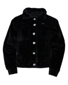 Women's Cropped Shacket - Black - Dixxon Flannel Co.