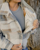 Women's Cropped Shacket - Morning Mist - Dixxon Flannel Co.