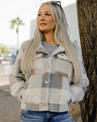 Women's Cropped Shacket - Morning Mist - Dixxon Flannel Co.