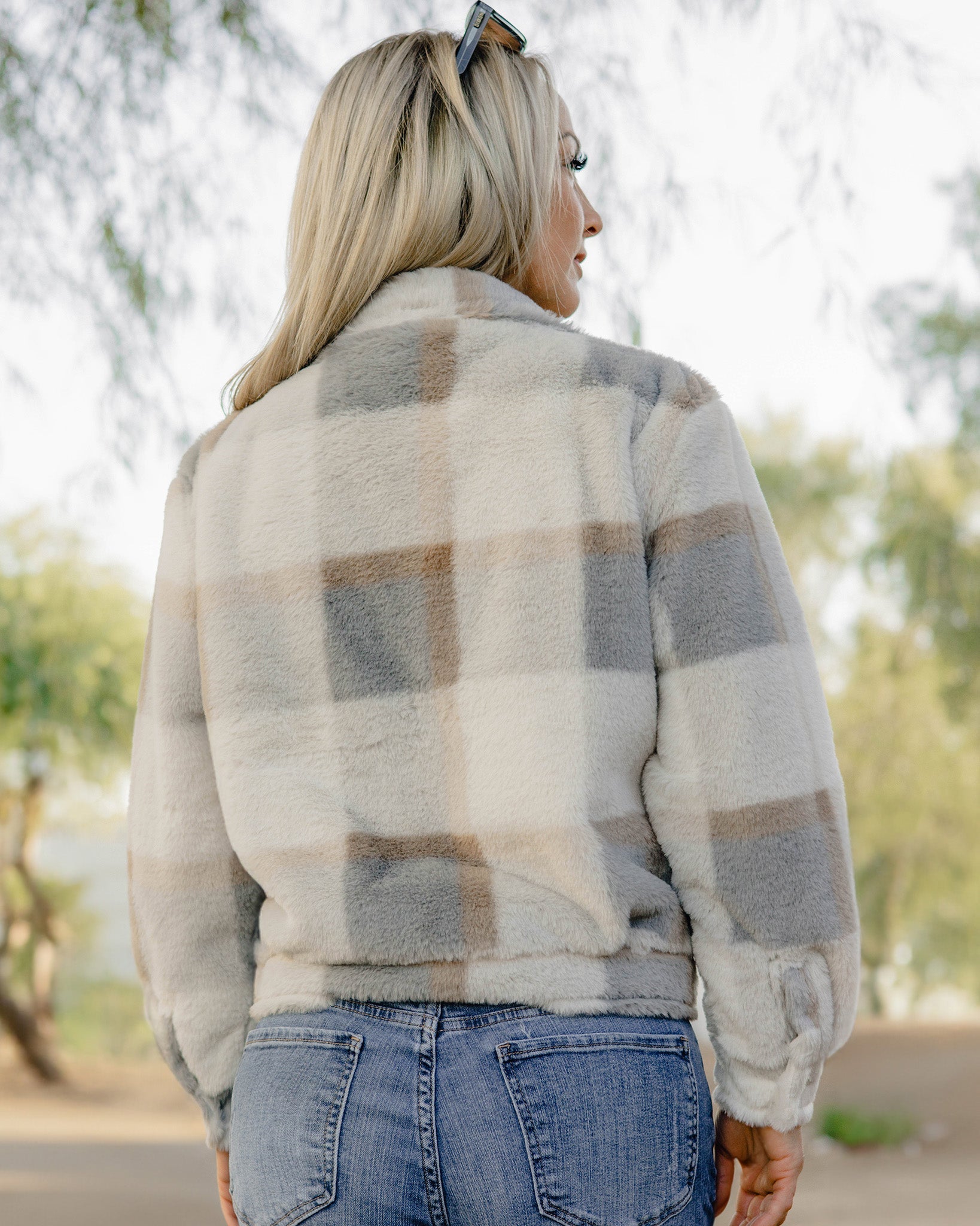 Women's Cropped Shacket - Morning Mist - Dixxon Flannel Co.