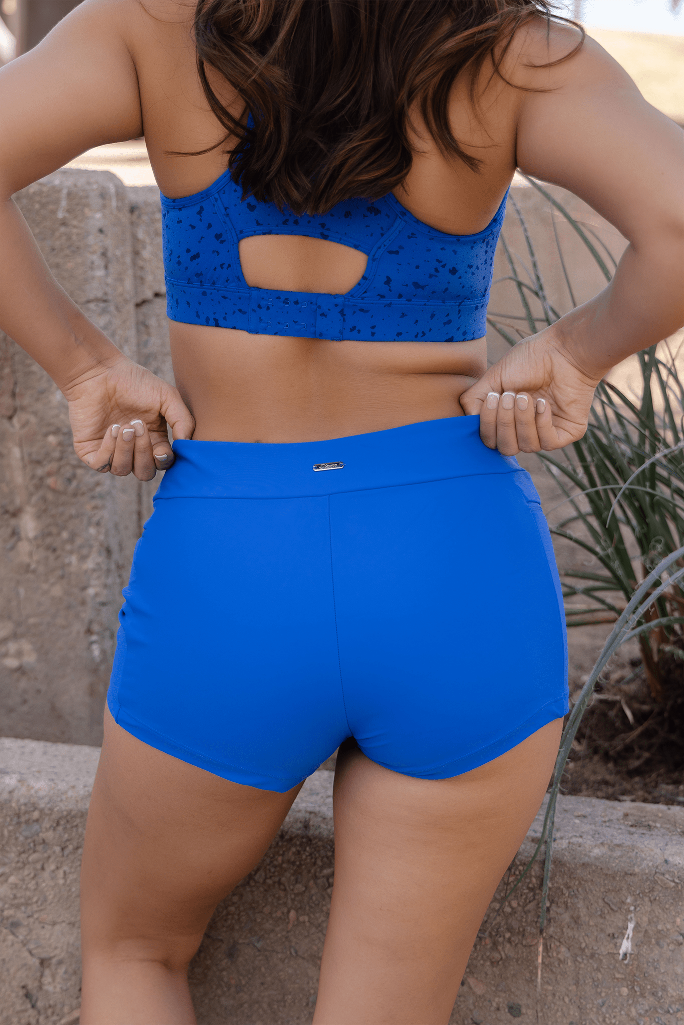 Women's Crossover Swim Shorts - Cobalt - Dixxon Flannel Co.