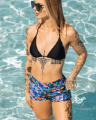 Women's Crossover Swim Shorts - Floral - Dixxon Flannel Co.