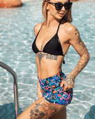 Women's Crossover Swim Shorts - Floral - Dixxon Flannel Co.