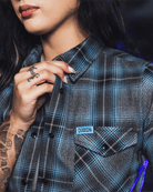 Women's Cyanide 3.0 Short Sleeve Flannel - Dixxon Flannel Co.