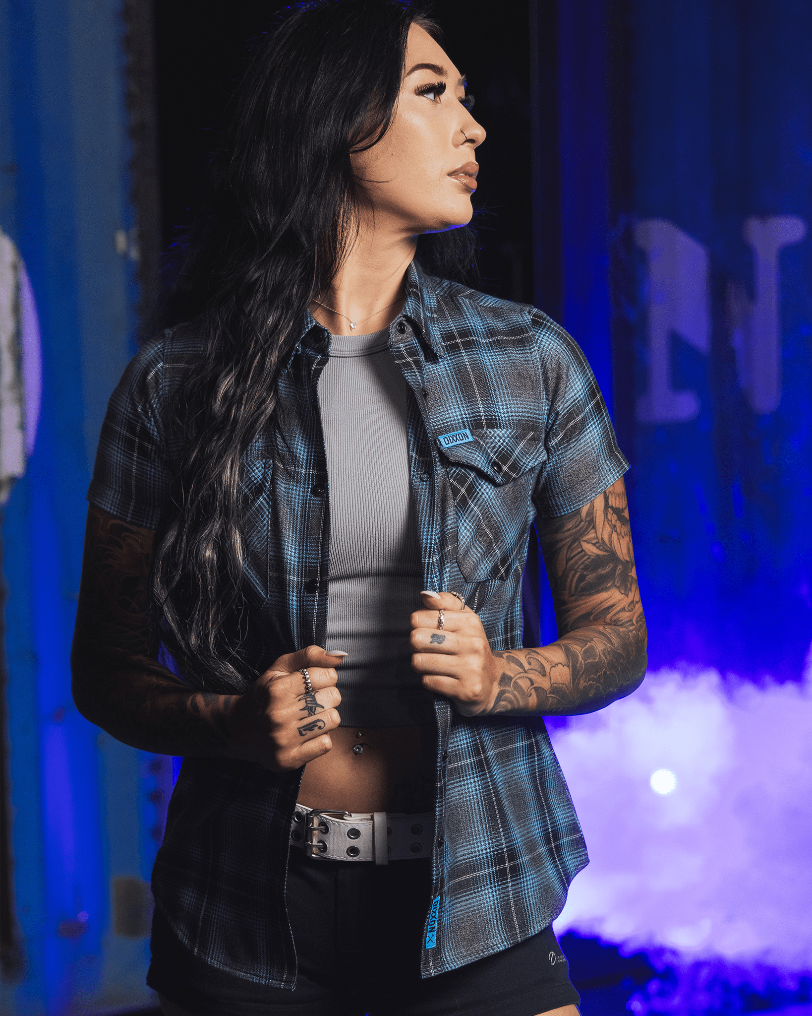 Women's Cyanide 3.0 Short Sleeve Flannel - Dixxon Flannel Co. view 1