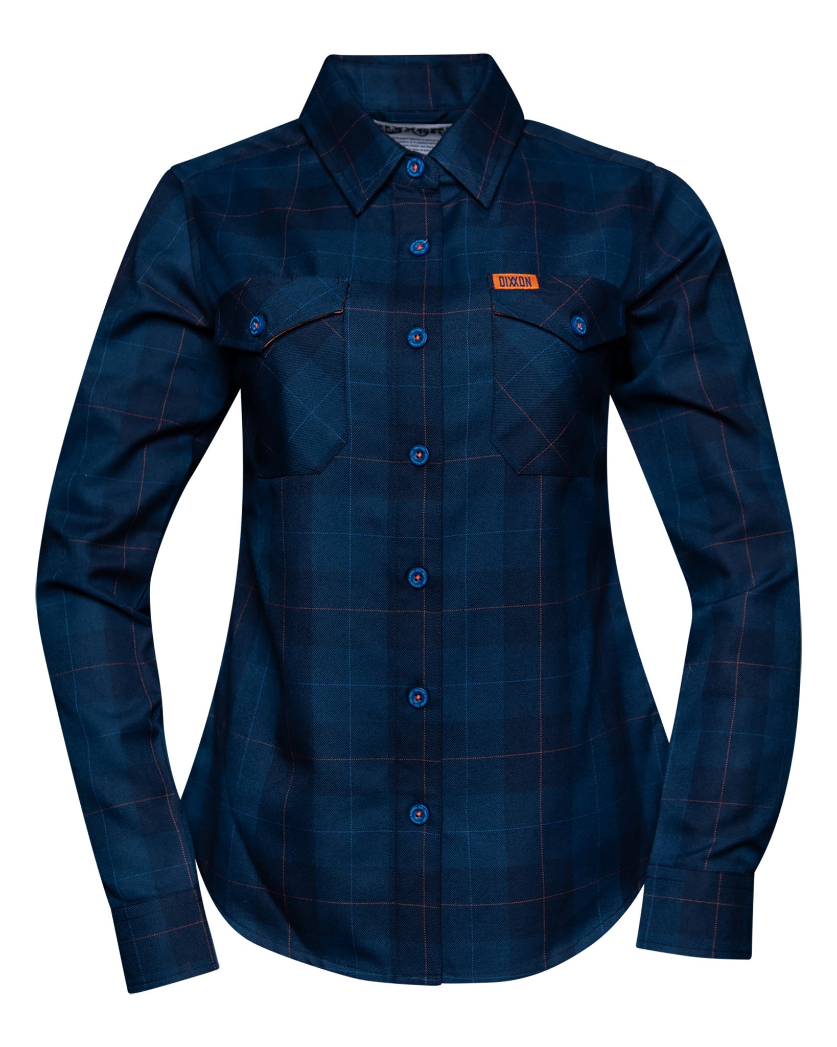 Women's DDC + TRU (Draplin) Flannel - Never - Ending Navy - Dixxon Flannel Co.