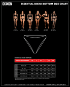 Women's Essential Bikini Bottoms - Black - Dixxon Flannel Co.