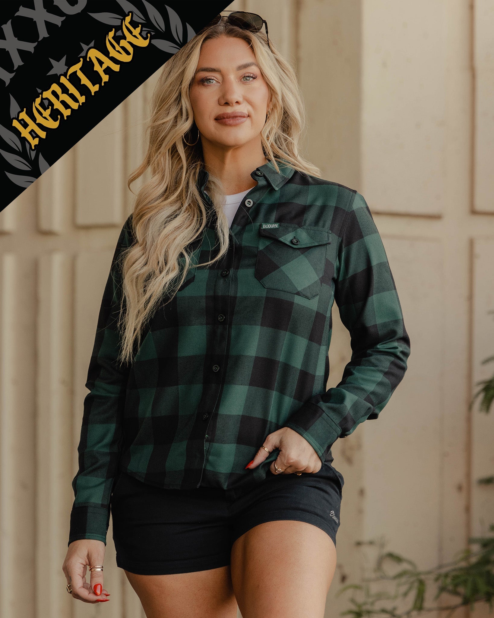 Women's Evergreen Heritage Flannel - Dixxon Flannel Co.