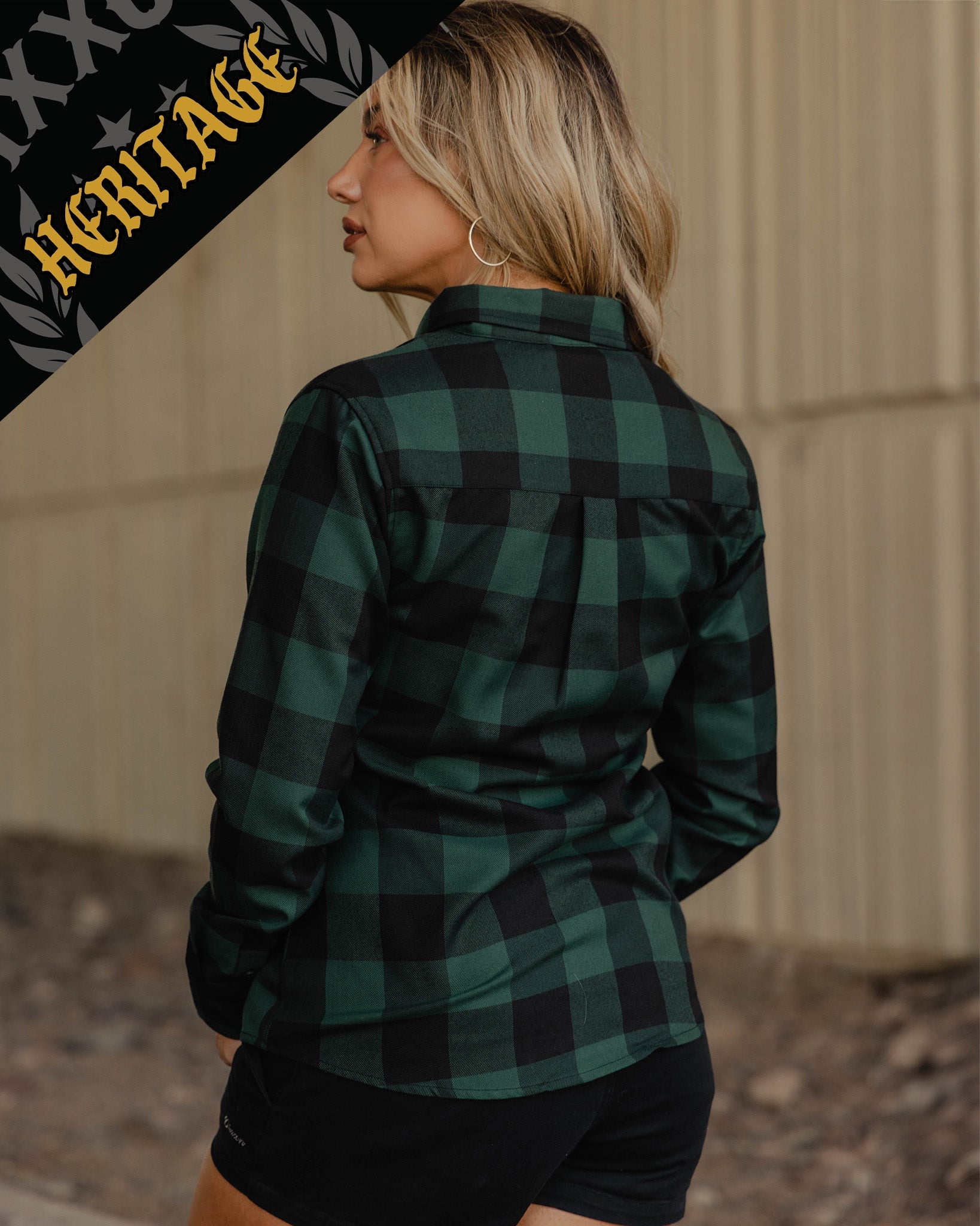 Women's Evergreen Heritage Flannel - Dixxon Flannel Co.