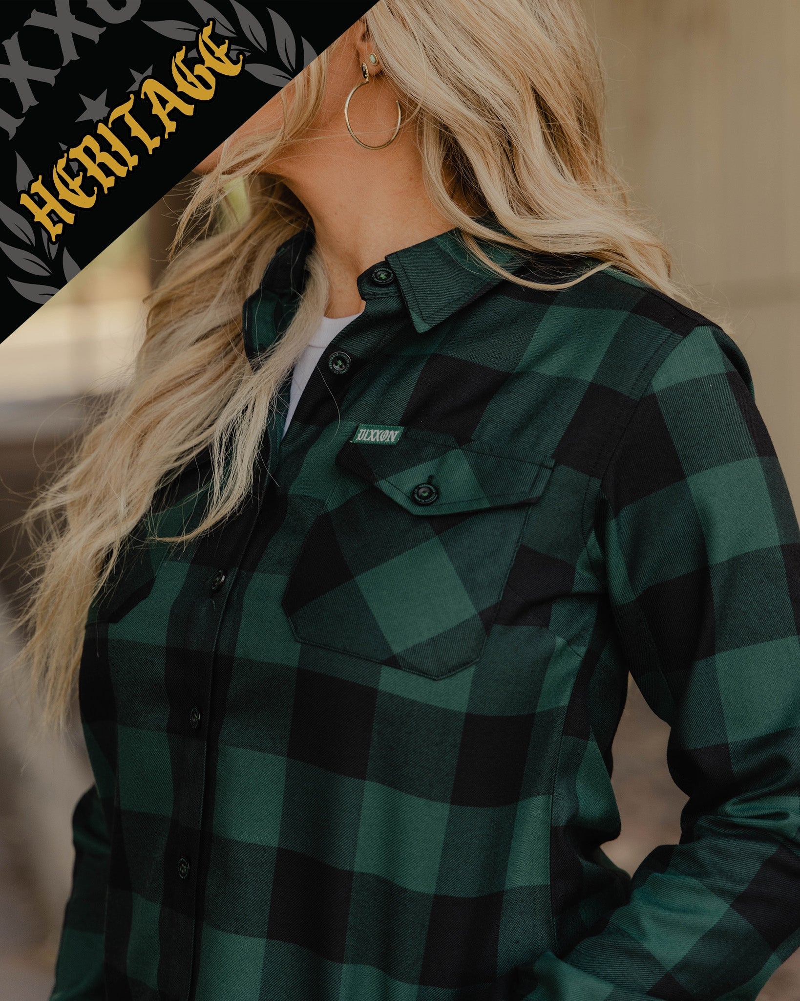 Women's Evergreen Heritage Flannel - Dixxon Flannel Co.