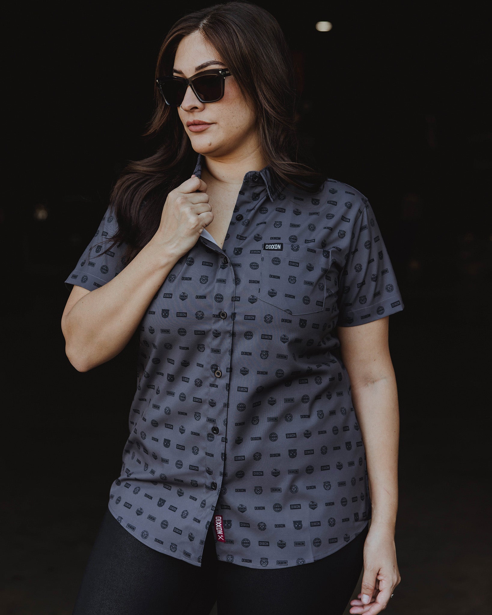 Women's Executive Party Shirt - Gray - Dixxon Flannel Co.