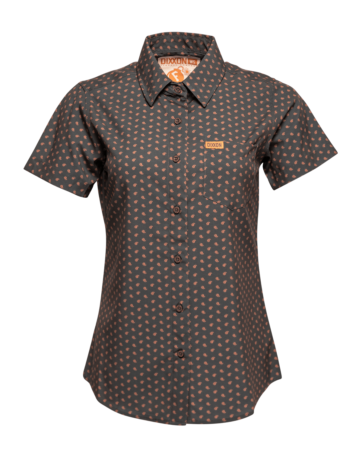 Women's F Bomb Party Shirt - Charcoal & Peach - view 2