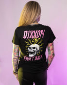 Women's Fight Back Fitted Tee - Black - Dixxon Flannel Co.