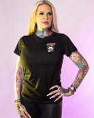 Women's Fight Back Fitted Tee - Black - Dixxon Flannel Co.