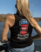 Women's First Place Fitted Tank - Black - Dixxon Flannel Co.