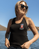 Women's First Place Fitted Tank - Black - Dixxon Flannel Co.