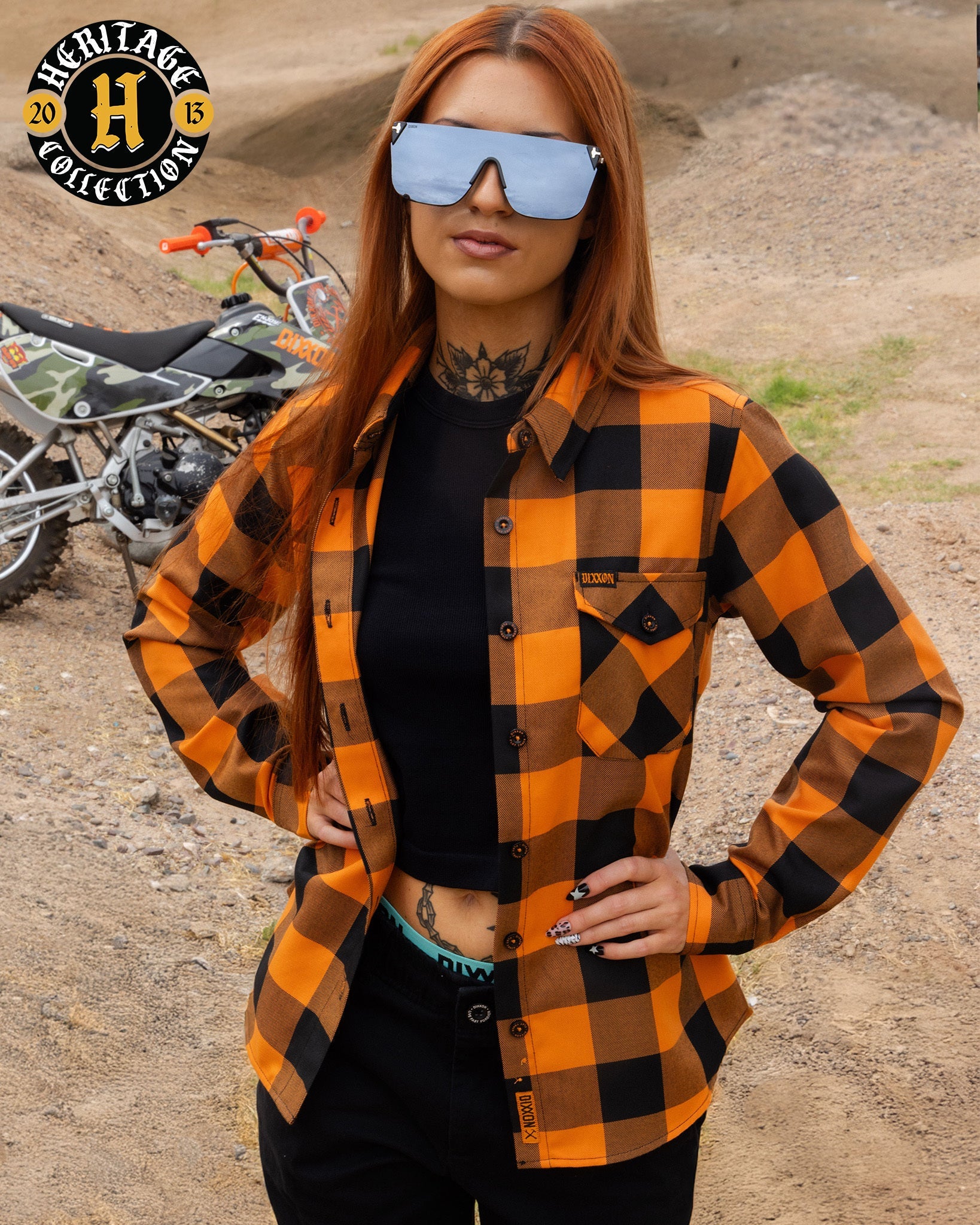 Women's Flat Track Heritage Flannel - view 1