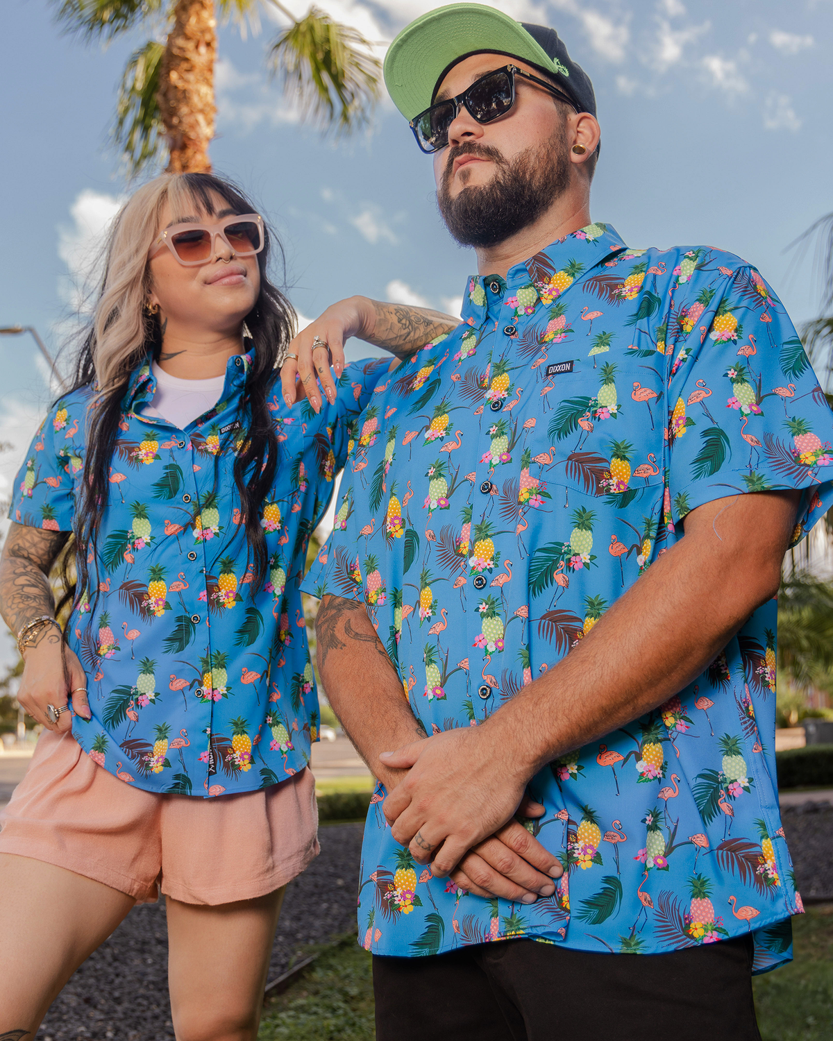 Women's Flingle Party Shirt - Blue - Dixxon Flannel Co. view 8