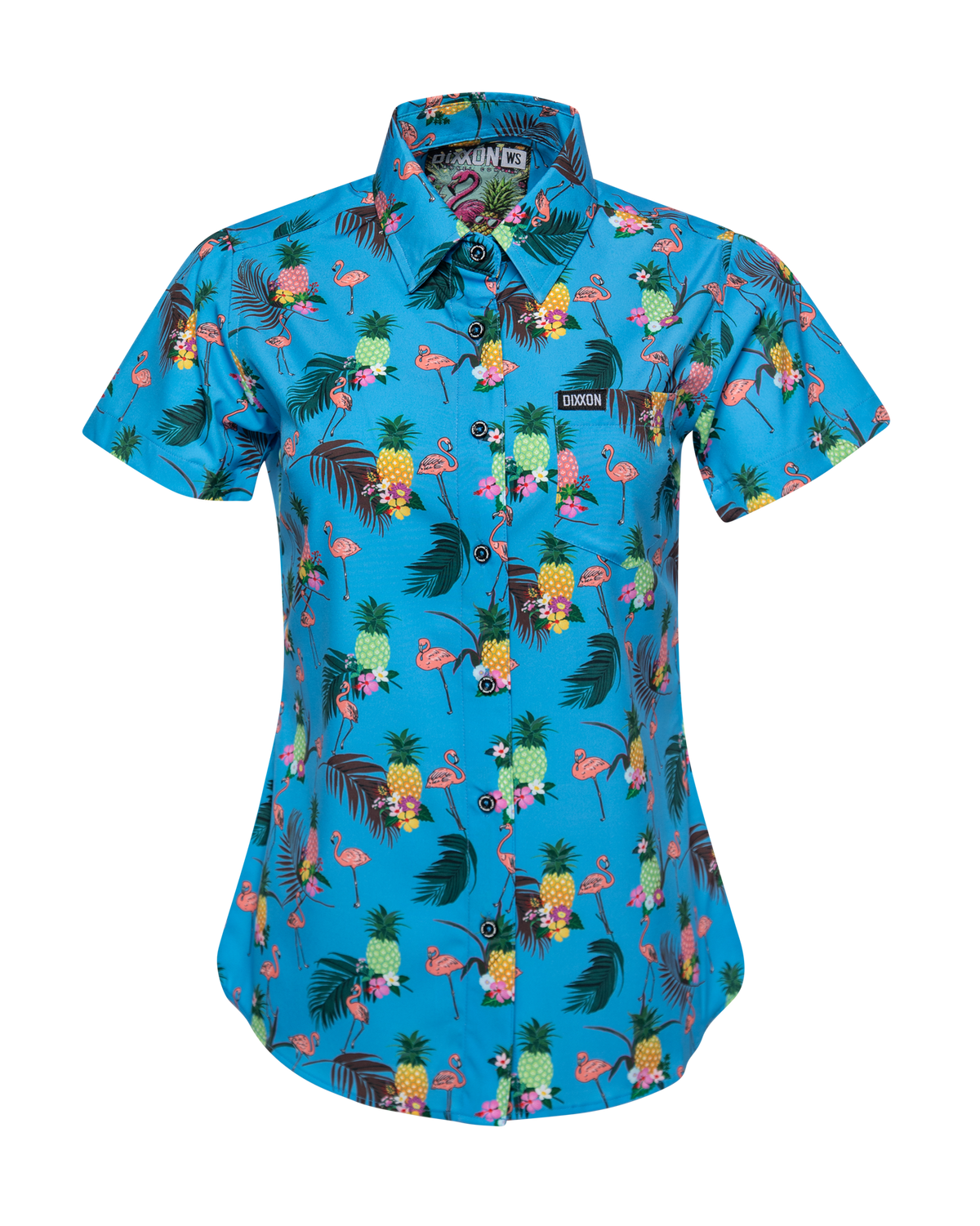 Women's Flingle Party Shirt - Blue - Dixxon Flannel Co. view 2
