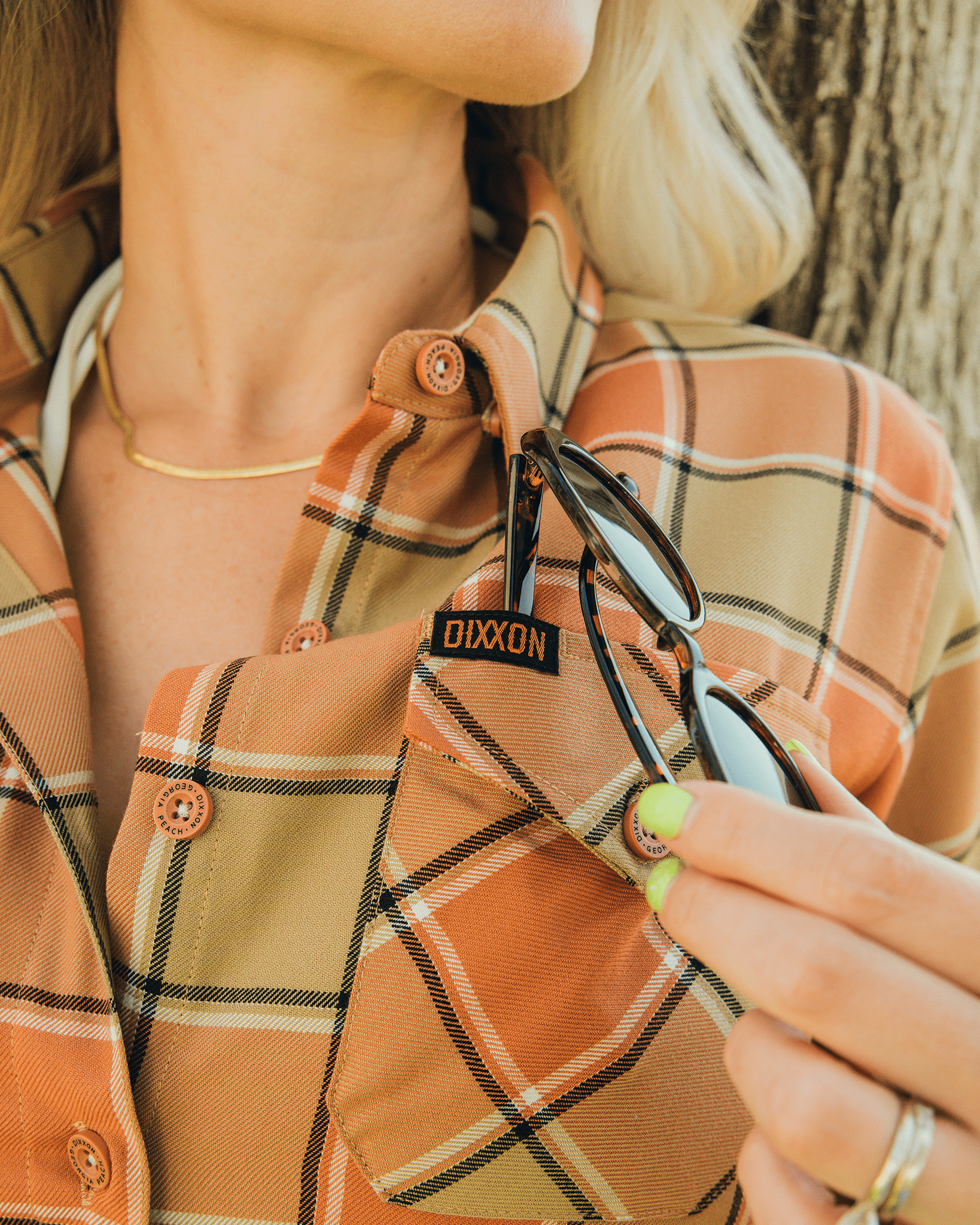 Women's Georgia Peach Flannel - Dixxon Flannel Co.