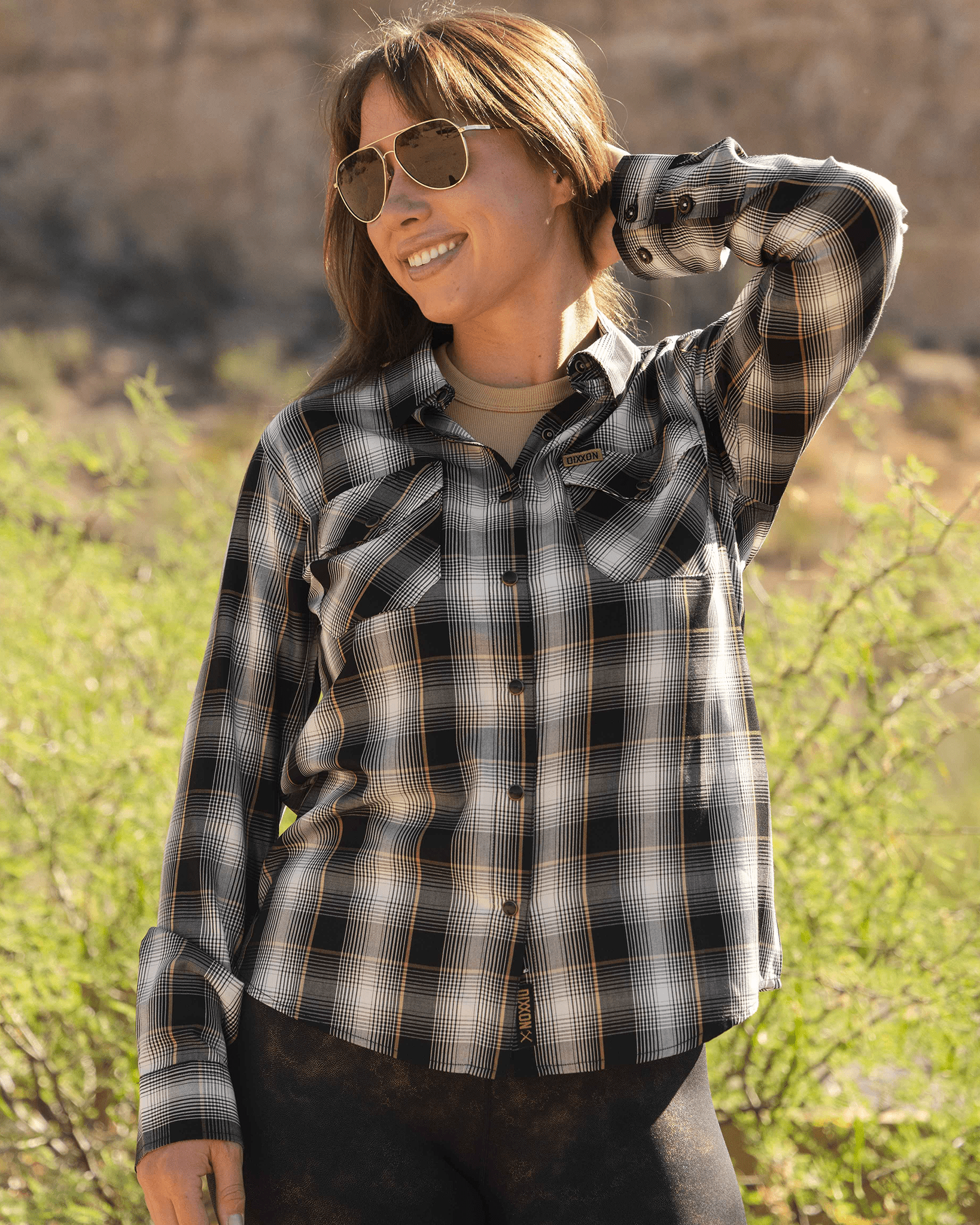 Women's Gold Line Bamboo Long Sleeve - Dixxon Flannel Co.