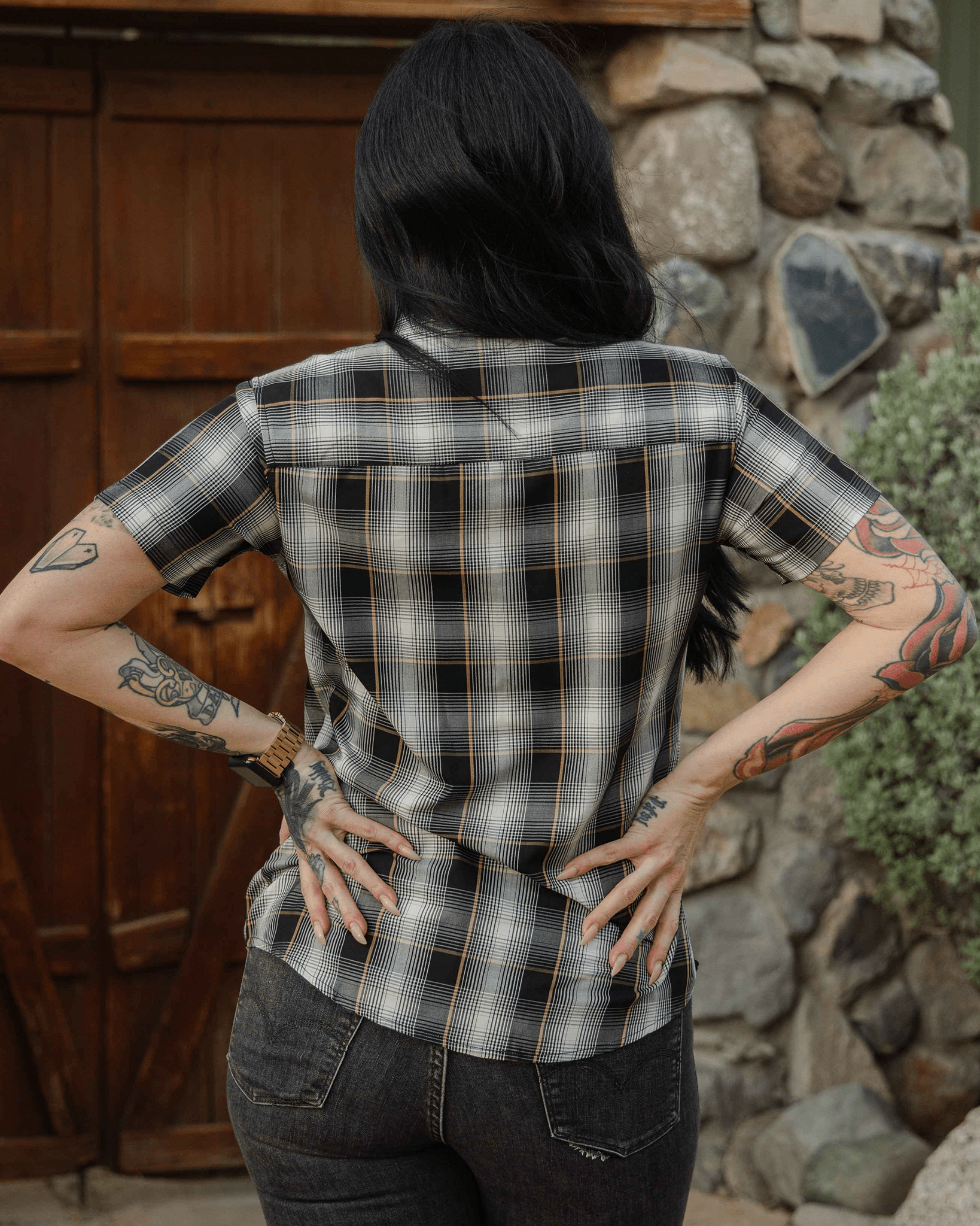 Women's Gold Line Bamboo Short Sleeve - Dixxon Flannel Co.