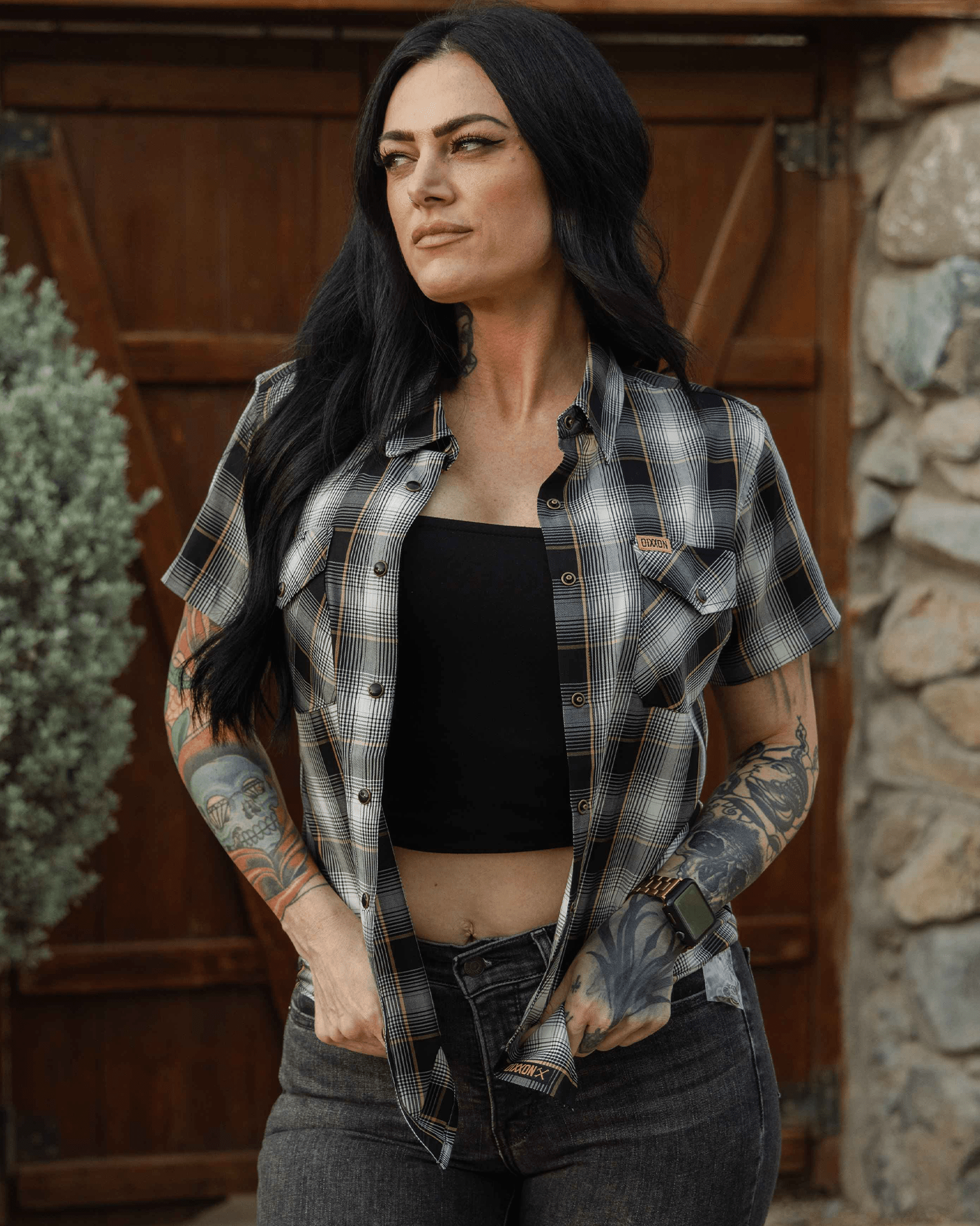 Women's Gold Line Bamboo Short Sleeve - Dixxon Flannel Co.