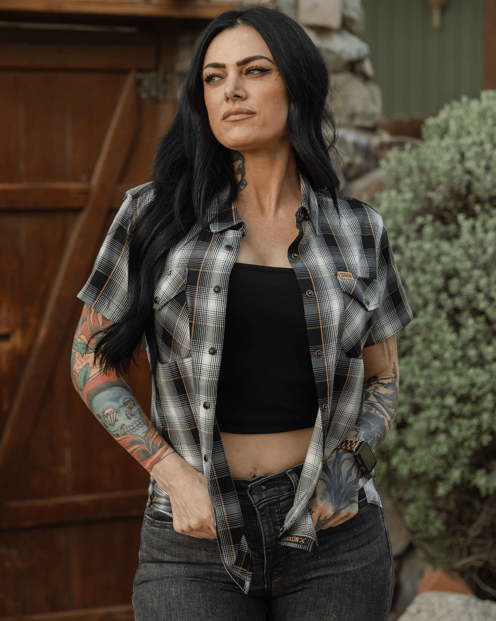 Women's Gold Line Bamboo Short Sleeve - Dixxon Flannel Co.