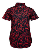 Women's Hankie Party Shirt - Black & Red - Dixxon Flannel Co.