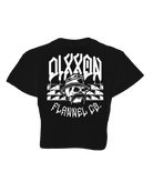 Women's Hector Crop Top - Black - Dixxon Flannel Co.
