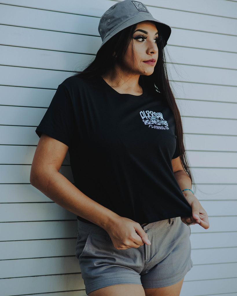Women's Hector Crop Top - Black - Dixxon Flannel Co.