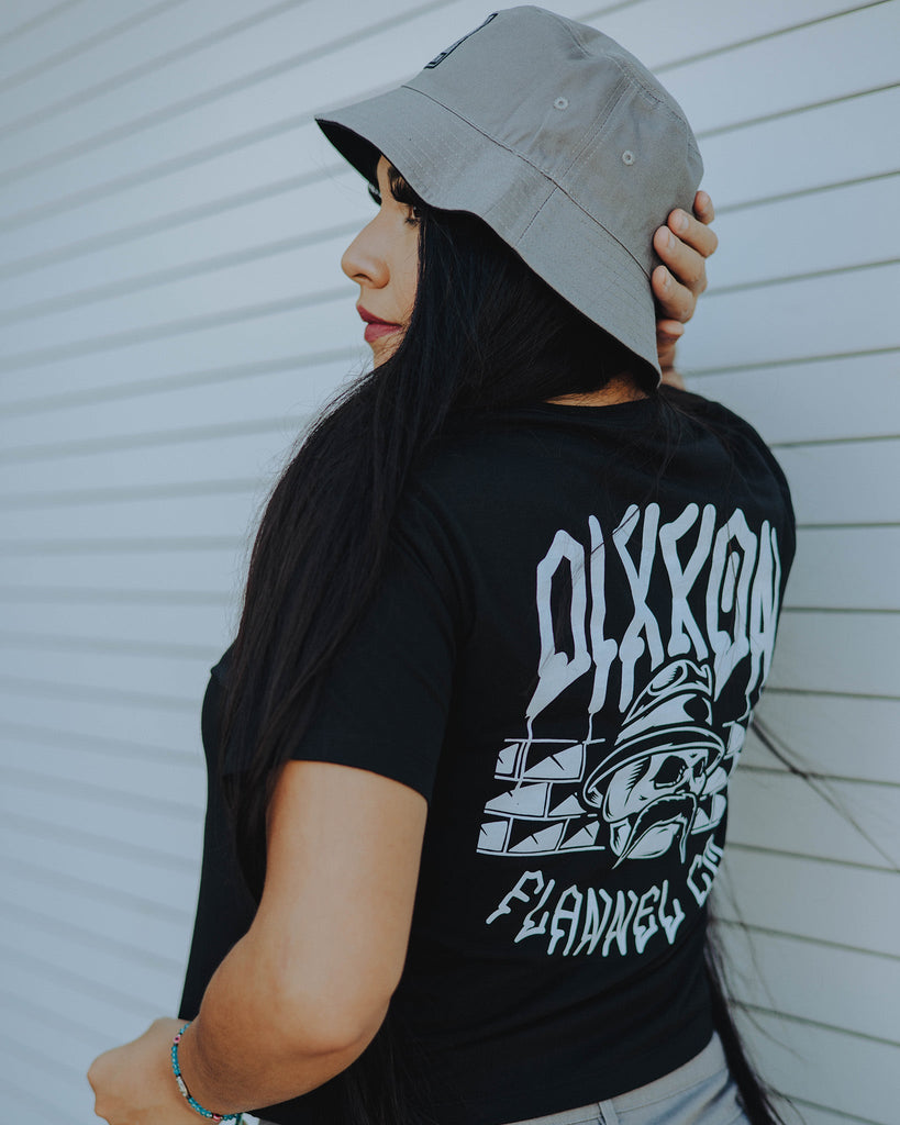 Women's Hector Crop Top - Black - Dixxon Flannel Co.