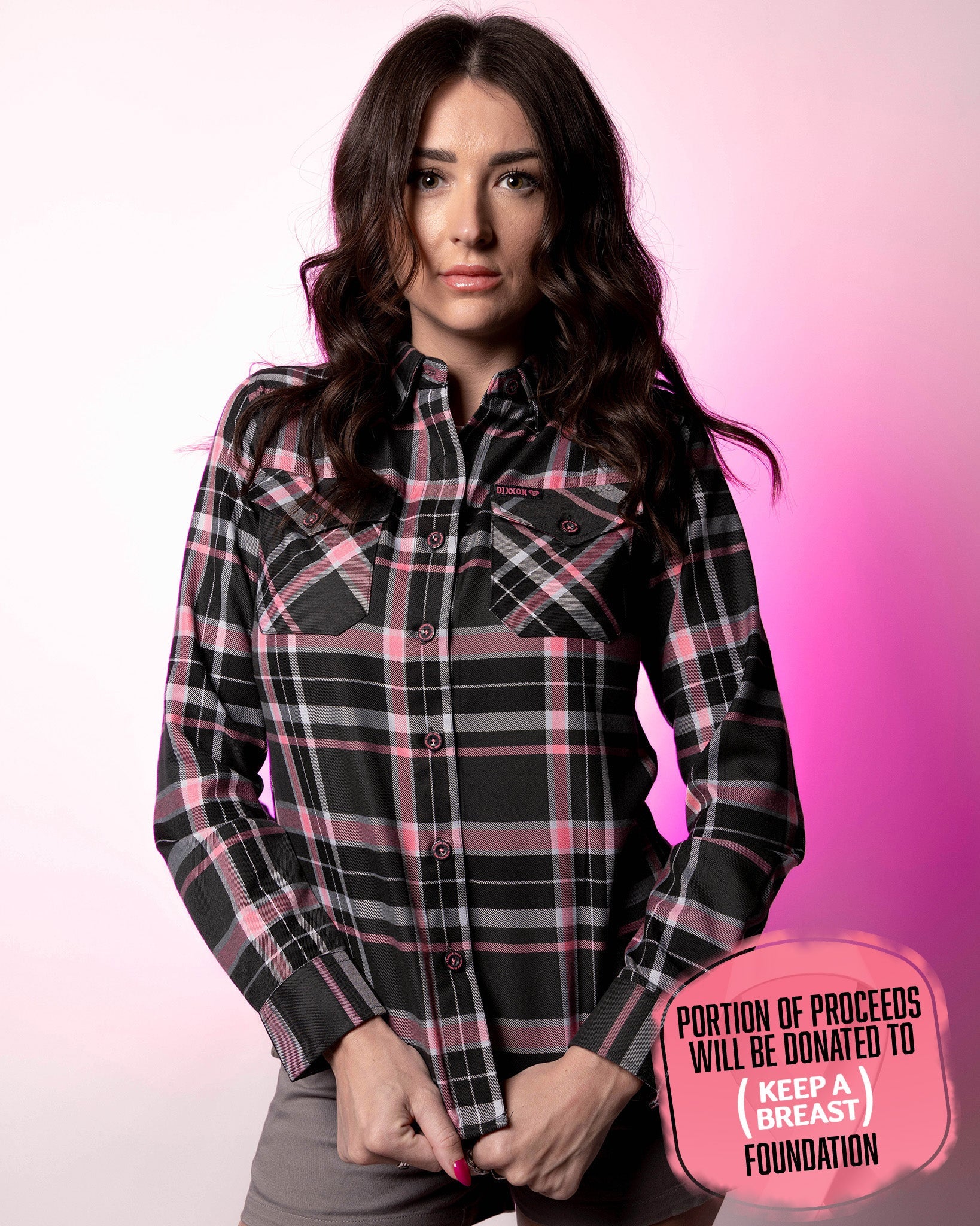 Women's I Love Boobies 2025 Flannel - Dixxon Flannel Co.