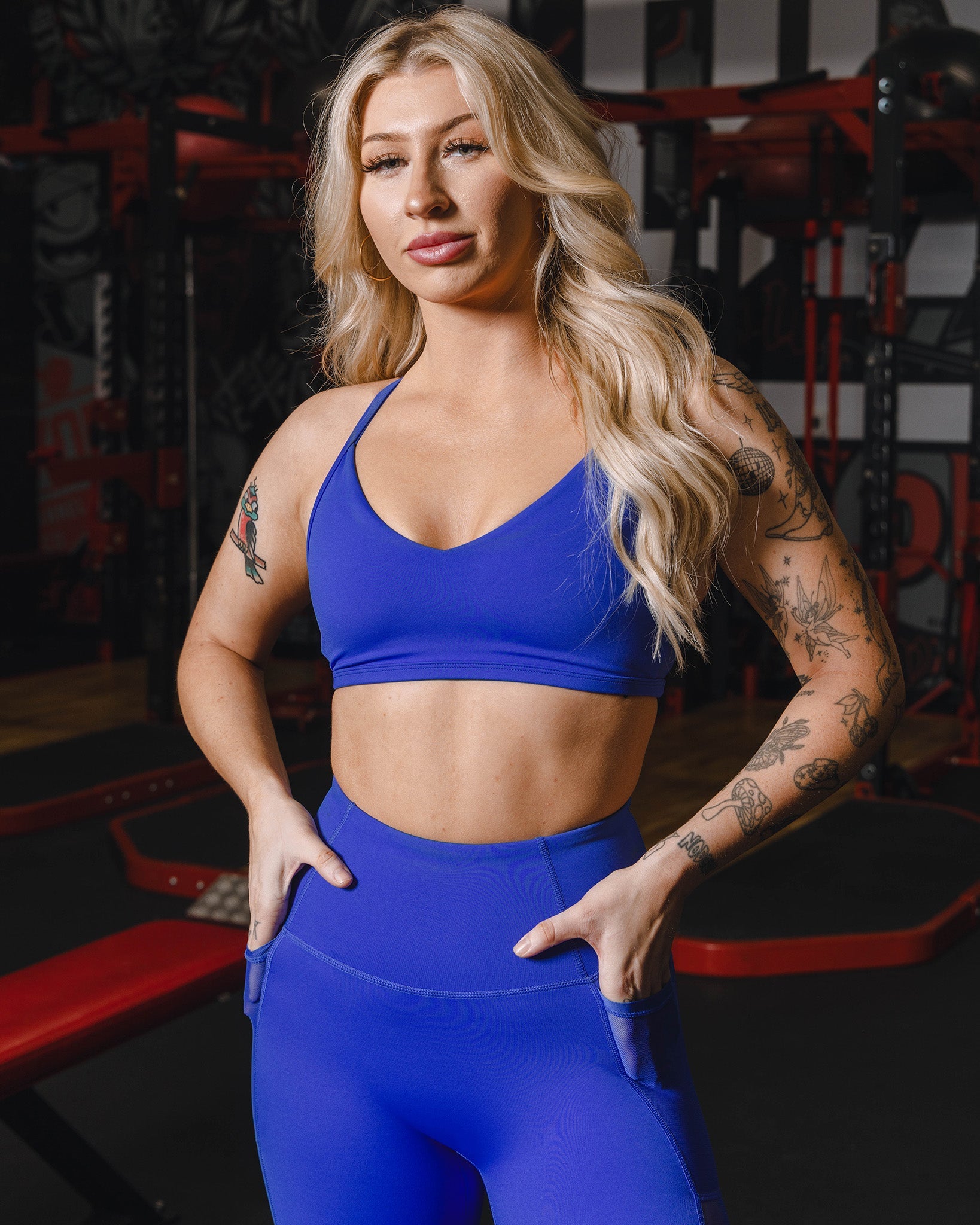 Women's Ignite Sports Bra - Cobalt - Dixxon Flannel Co.