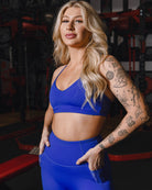 Women's Ignite Sports Bra - Cobalt - Dixxon Flannel Co.