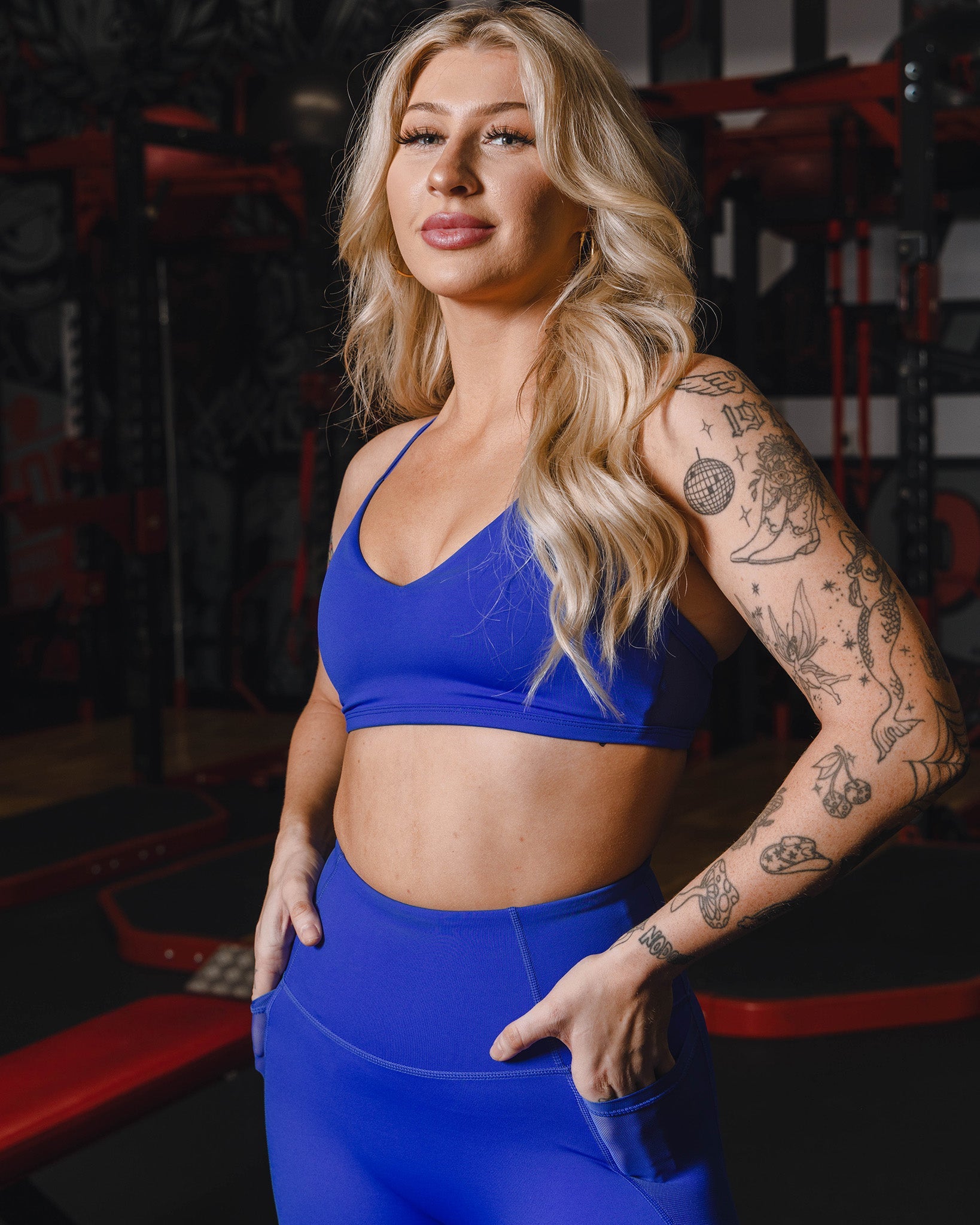 Women's Ignite Sports Bra - Cobalt - Dixxon Flannel Co.