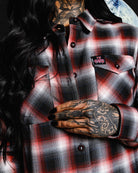 Women's In Flames Lunar Strain Flannel - Dixxon Flannel Co.